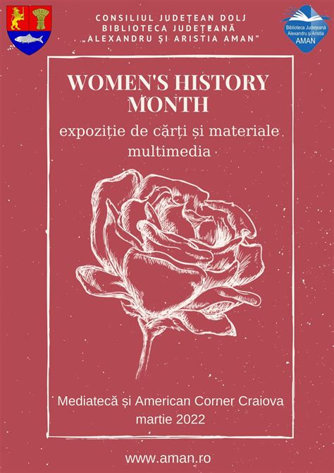 Expoziție de cărți și materiale multimedia intitulată Women