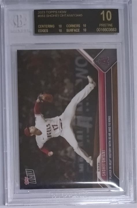 Yahoo オークション 1円出品 BGS10 ブラックラベルTopps Now トップ