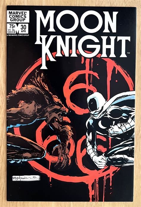 Moon Knight 30 Werewolf By Night 1983 B8 Comic Books Bronze Age