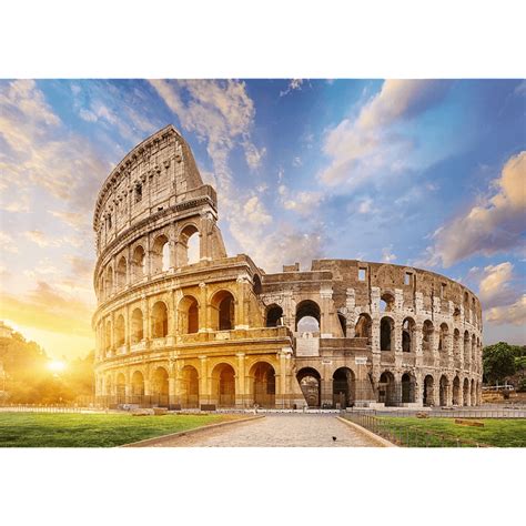 Puzzle Trefl Coliseo Roma Italia De 1000 Piezas Kubekings