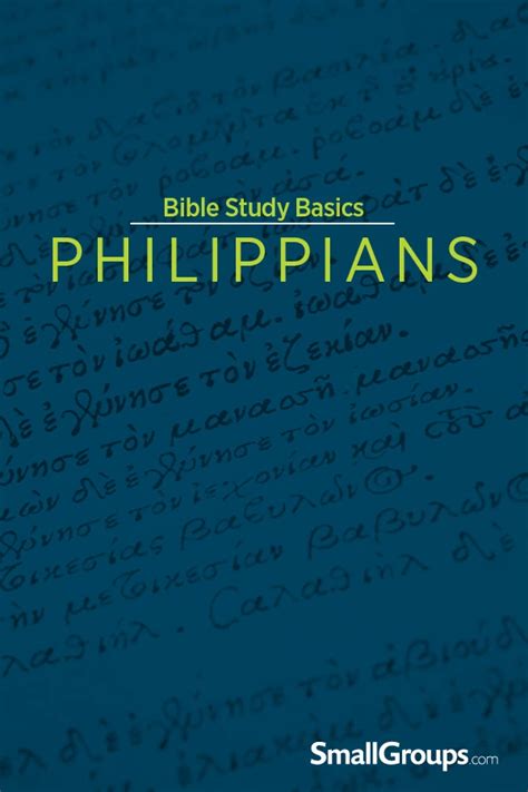 Bible Study Basics: Philippians | Small Groups