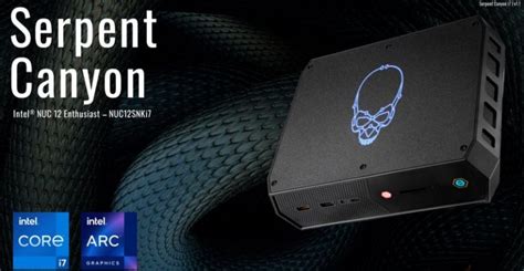 Intel NUC 12 Serpent Canyon La Primera NUC Con GPU ARC