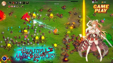 Beautiful Mystic Survivors Gameplay Pc Steam Roguelike Anime Girl