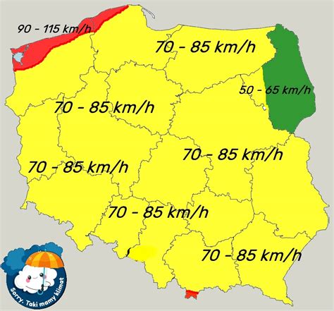 Ostrzeżenie meteorologiczne Jarosława Turały Silne bardzo silne