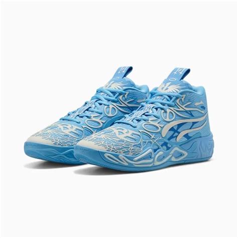 Puma X Lamelo Ball Basketball Shoe Mb04 La France Bleu Clairgris