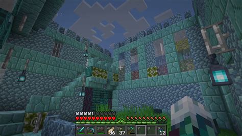 Prismarine Caste Prismarine Castle Rminecraft