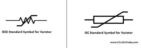 Metal Oxide Varistor Schematic Symbol Varistor Symbol And Ap