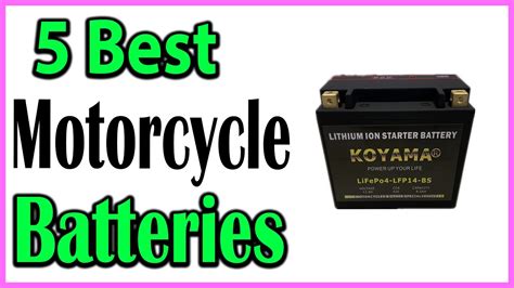 Top 5 Best Motorcycle Batteries Review 2024 Youtube