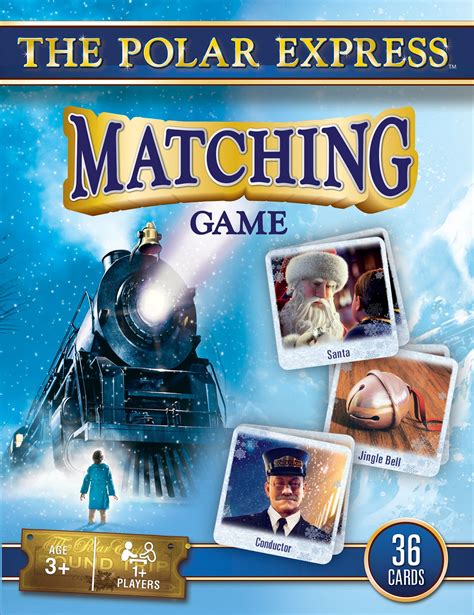 Masterpieces Kids Games The Polar Express Matching Game Game For