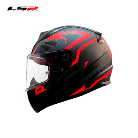 Casco Ls Ff Tagline Negro Mate Titanio Lucero Tu Tienda Online