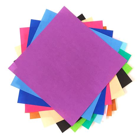 Origami Paper Sheets Multi Colored Paper Assortment 100 Sheets Paper ...