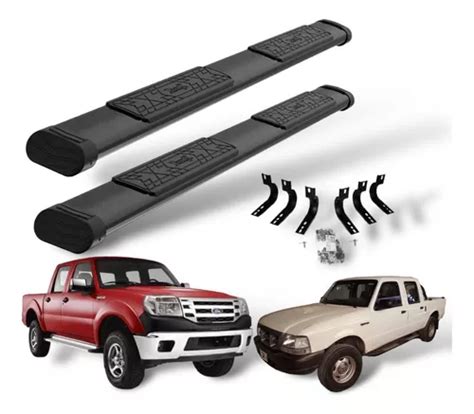 Estribos Bronx Ford Ranger Doble Cabina Negro