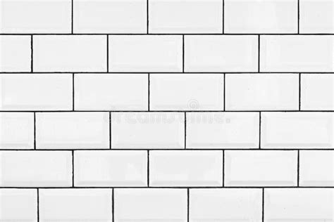 Brick Pattern White Ceramic Wall Tile Texture Stock Photo - Image of ...