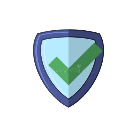 Security Check Icon Shield Logotype Protect Sign Mark Approved Logo