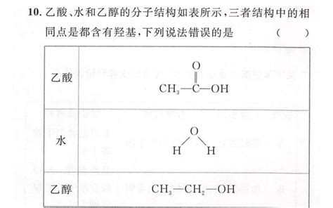 A. .羟基的极性:乙酸>水>乙醇 B. 与金属钠反应的剧烈程度:水>乙醇 C. 羟基连接不同的基团可影响羟基的活性 D. .羟基极性不同的原因是羟基_百度教育