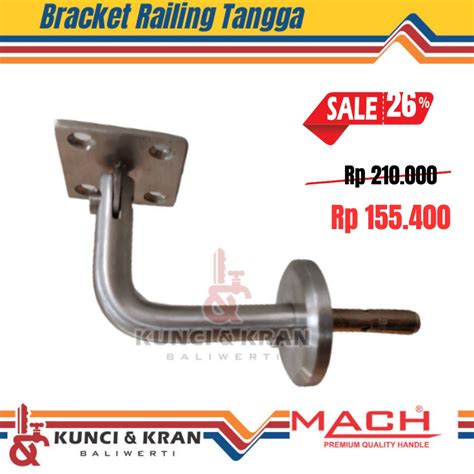 Jual Konektor Railing Tangga MACH WTW GM 0242 70 60 SS Pengangan