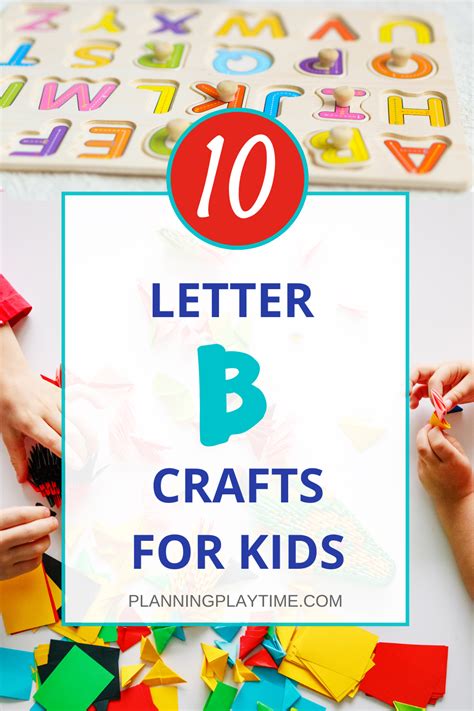 Letter B Crafts Planning Playtime