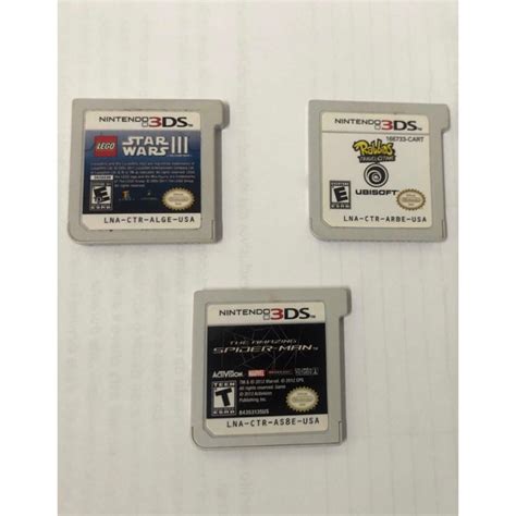 Jogos Originais Nintendo Ds Por R Spiderman Lego Rabids Shopee