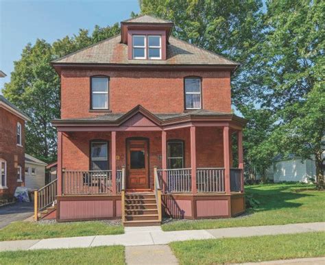 Restoring an American Foursquare | Exterior brick, Four square, Restoration