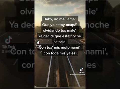 letra de canción baby no me llames rosalia shorts YouTube