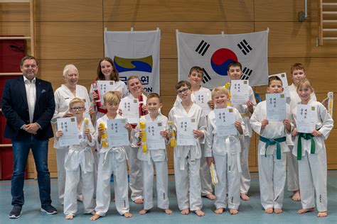 Taekwondo Gürtelprüfung TuS 1859 Hamm e V