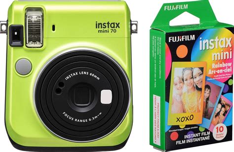 Fujifilm Instax Mini 70 Appareil photo instantané vert kiwi vert et