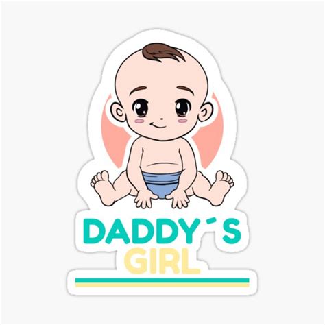 Age Regression Daddy´s Girl Sticker By Orion Blue Redbubble