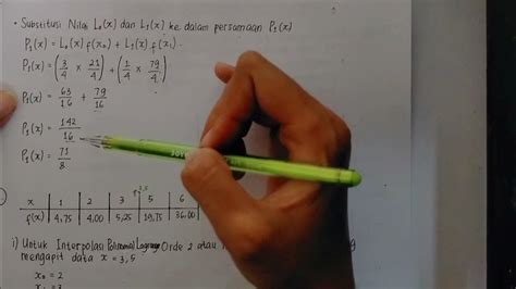 Interpolasi Polinomial Lagrange Youtube