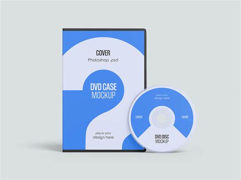 Free Dvd Plastic Case Mockup Psd Set Good Mockups