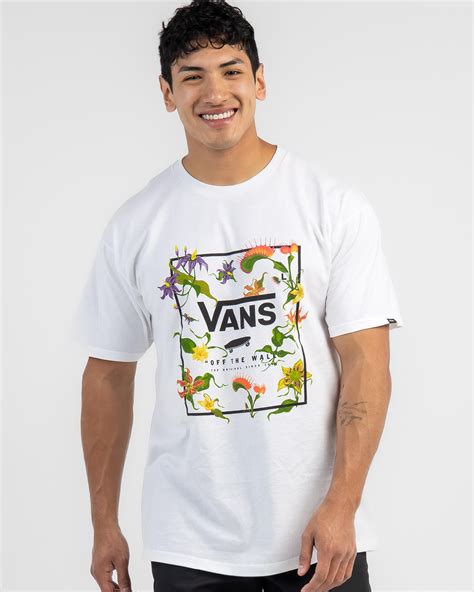 Shop Vans Classic Print Box T Shirt In Whiteelderberry Fast Shipping And Easy Returns City