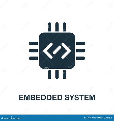 Embedded System Icon Colored Simple Elements From Industry 4 0