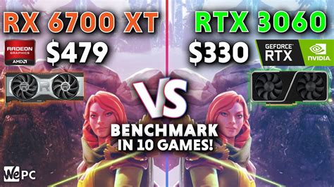 Amd Rx 6700 Xt Vs Rtx 3060 Gpu Performance Benchmarks 1080p 1440p 4k Youtube