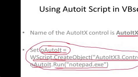 How To Run Autoit Script In VBscript YouTube