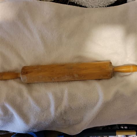 Vintage Thorpe Rolling Pin Co Cheshire Conn 1525 Maple Rolling Pin