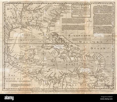 An Accurate Map Of The West Indies And Continent Of America Bowen 1740