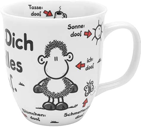 Sheepworld Tasse Ohne Dich Ist Alles Doof Porzellan 40 Cl Tasse