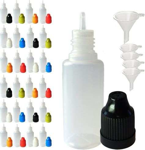 XIAONAN 50 Pack X 20ml LDPE Plastic Liquid Water Squeezable Eye Dropper