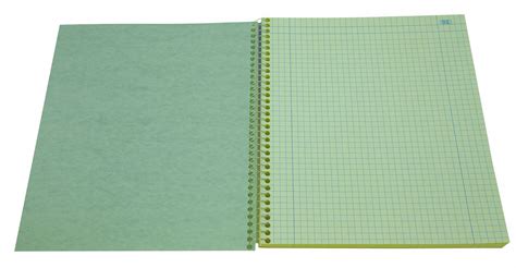 Roaring Spring Notebook Quadrille Wirebound 100 Sheets Pages Numbered 2 Carbon Sheets Left