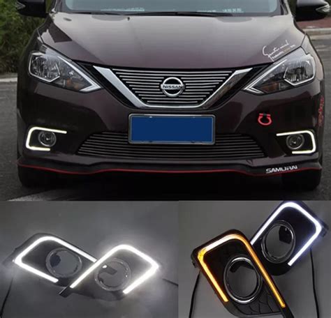 Biseles Led Drl Direccional Nissan Sentra 2017 2018 2019 2 970 00