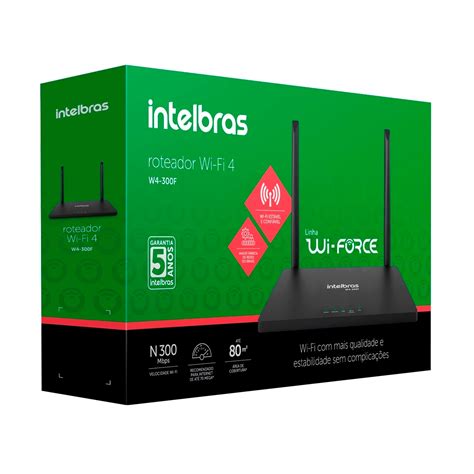 Roteador Intelbras W F Wifi Portas Lan Fast