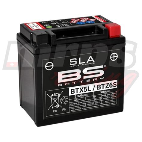 Batterie BS Battery BTZ6S SLA MRPS Racing Genève Suisse