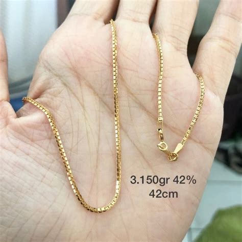 Jual BRD KALUNG ITALY SANTA 3 08GR KADAR 420 PANJANG 44CM Shopee