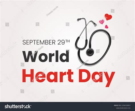 World Heart Day Logo World Hearth Stock Vector (Royalty Free ...