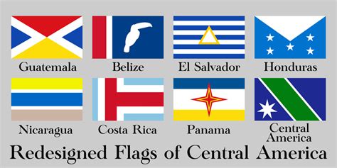 Redesigned Flags of Central America! : vexillology