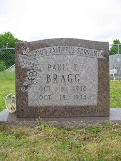 Paul Everett Bragg 1930 1994 Mémorial Find a Grave