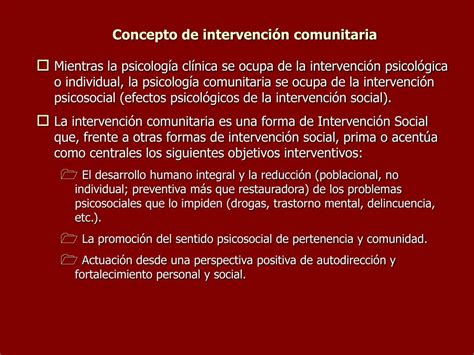 Ppt PsicologÍa Comunitaria Intervención Comunitaria Powerpoint