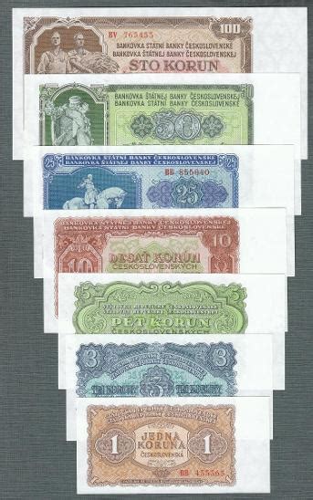 BANKOVKY KOMPLET SESTAVA 1953 neperforované stav UNC Aukro