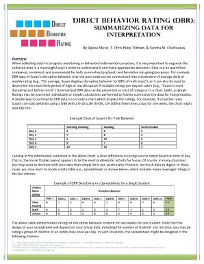 Fillable Online Summarizing Data For Fax Email Print PdfFiller