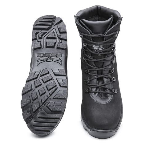 Bota Militar Acero Couro Tiger Nobuck Preto T Tico Militar Militar