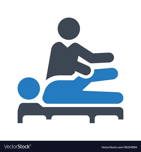 Physiotherapy Icon Royalty Free Vector Image Vectorstock